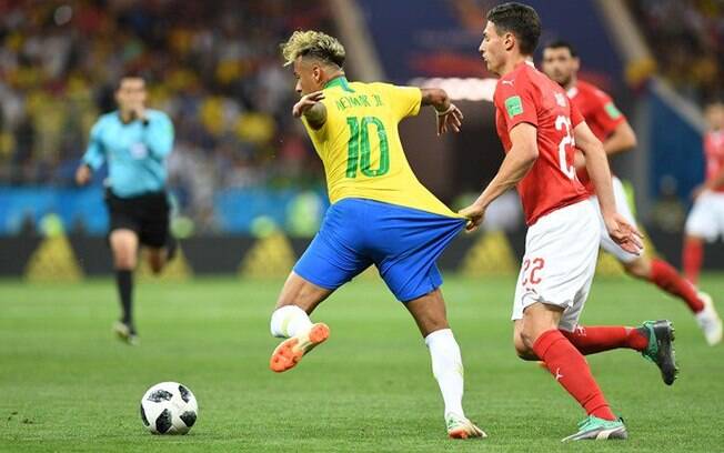 Neymar contra Suíça Neymar contra Suíça