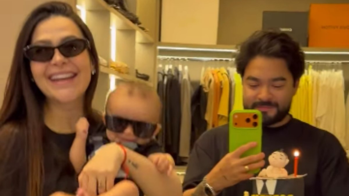 Filho de Yudi ganha festa temática de "O Poderoso Chefinho"