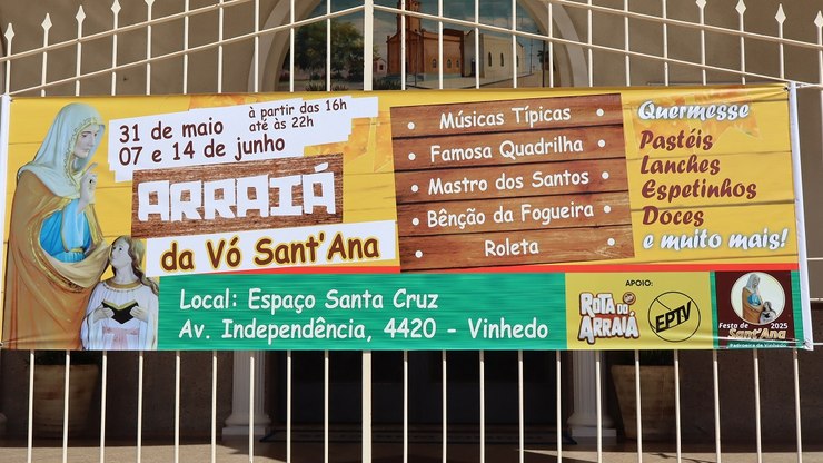 Tradição e fé no Arraiá da Vó Sant’Ana em Vinhedo