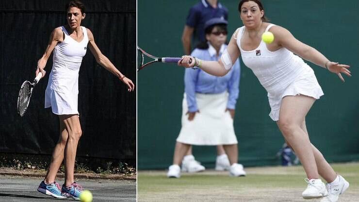 Tenista surpreende ao virar 'gordinha' de novo após perder 40 kg