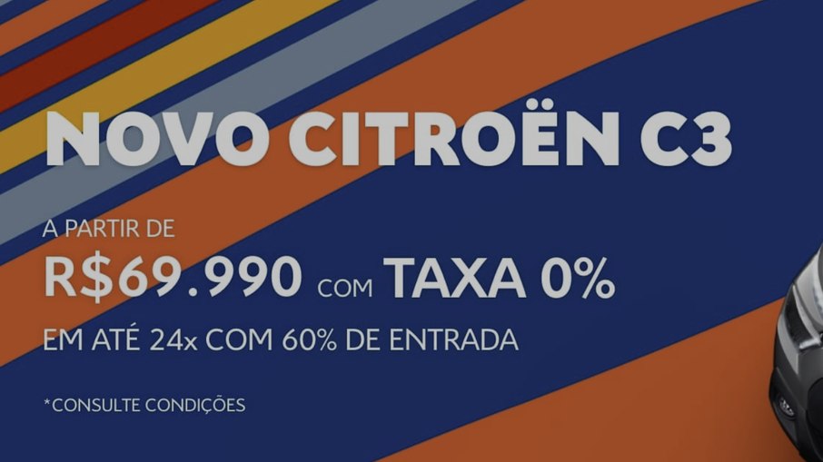Preço da promoção do Citroën C3 aparece no site da Renault