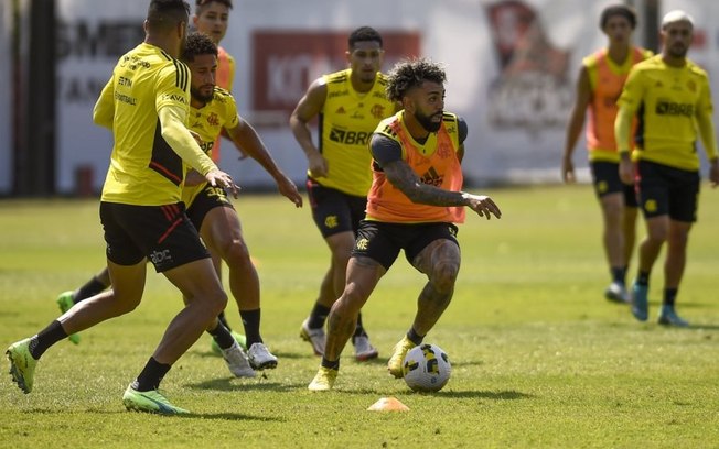 Flamengo realiza último treino antes de jogo contra o Ceará
