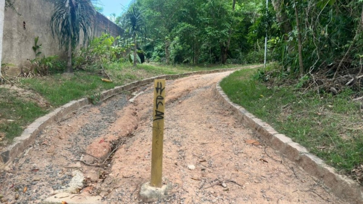 Local estava comprometido pela erosão provocada pelas chuvas