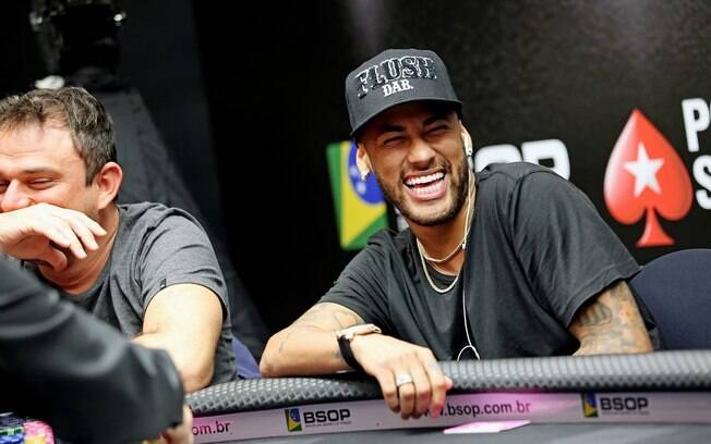 Neymar brilhou no poker em 2018