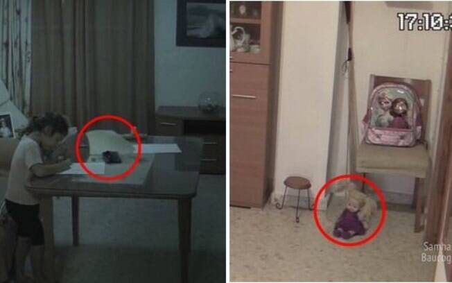 Vídeo de segurança publicado no Facebook mostra garotinha sendo aterrorizada por espírito enquanto brinca em sua casa