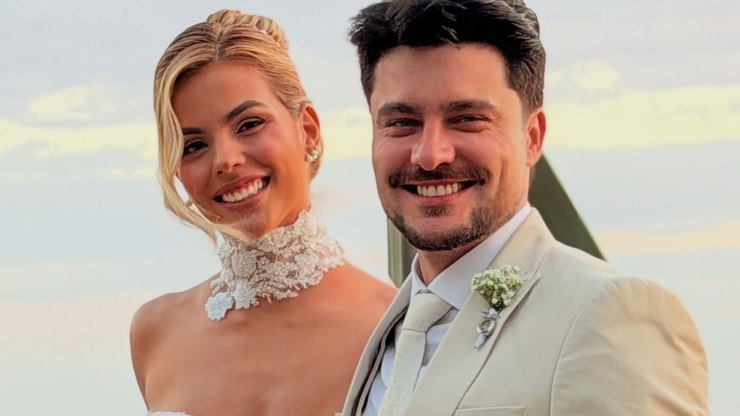 Guilherme Leicam se casa e diferença de idade vira assunto na web
