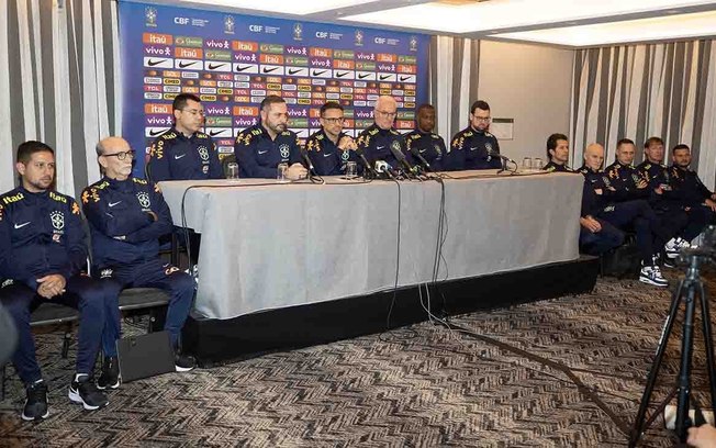 Coletiva de imprensa da Seleção Brasileira