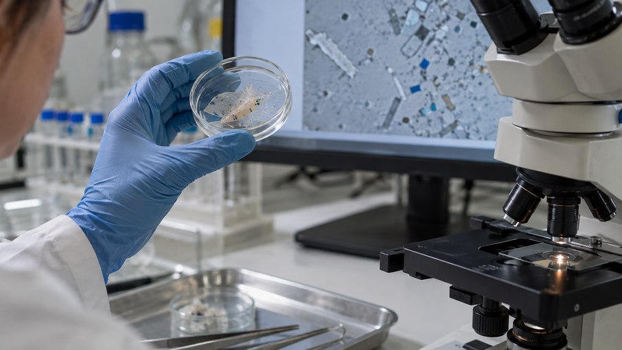 Microplásticos no sistema reprodutivo: cientistas encontraram material tóxico no sêmen, fluido folicular, placenta, líquido amniótico, cordão umbilical, sangue materno e mecônio Microplásticos no sistema reprodutivo: cientistas encontraram material tóxico no sêmen, fluido folicular, placenta, líquido amniótico, cordão umbilical, sangue materno e mecônio