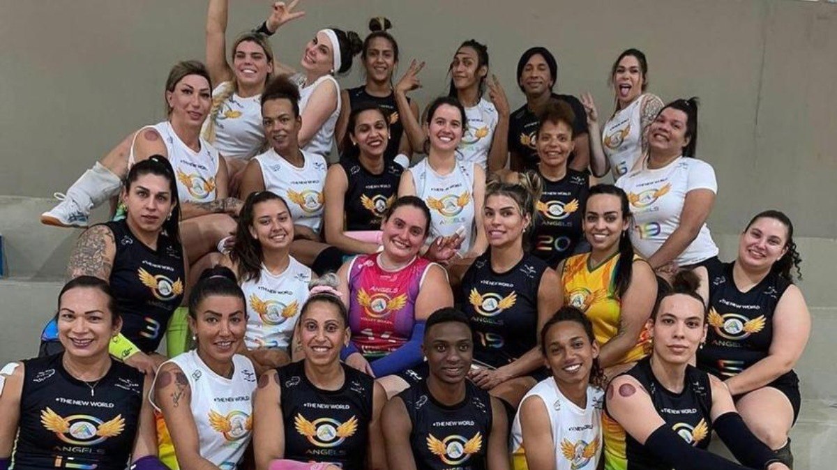 Angels Volley conta com mais de 50 mulheres trans e travestis na equipe