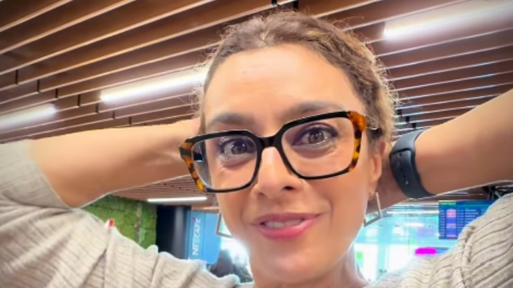 Catia Fonseca fala sobre "disfarce" no aeroporto