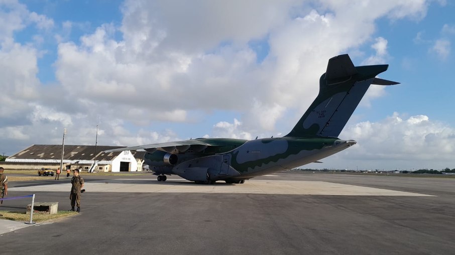Avião da FAB que repatriou brasileiros