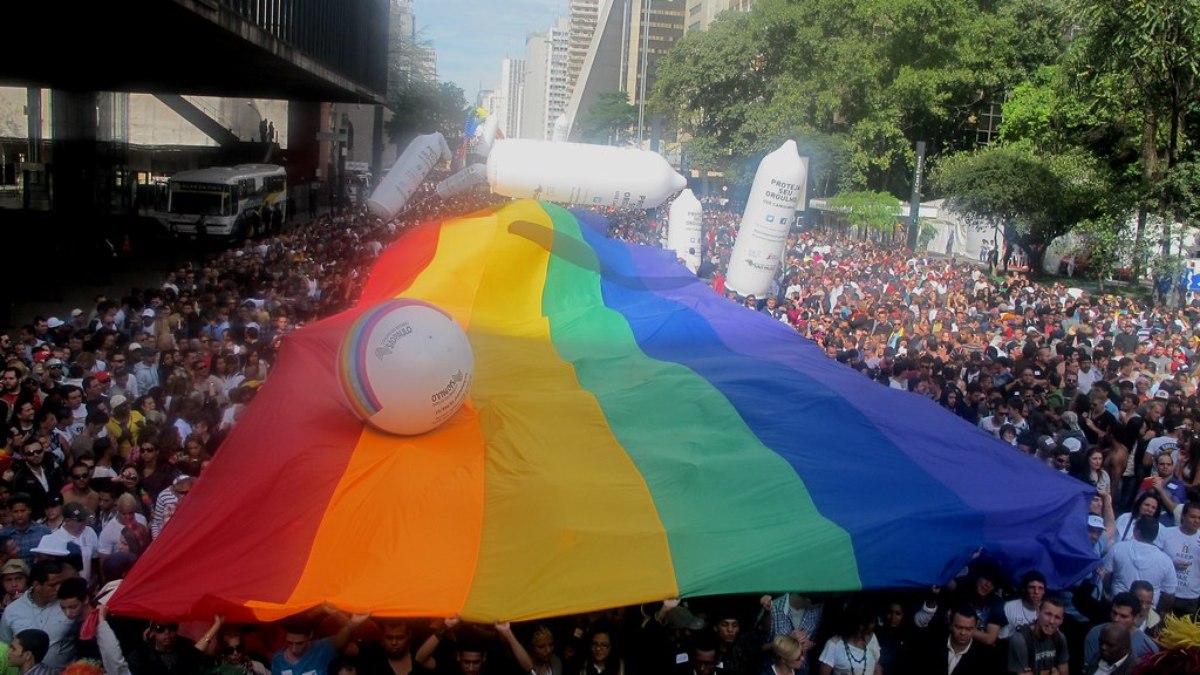 Parada LGBT na Avenida Paulista