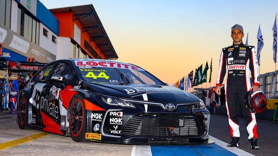 Bruno Baptista e seu Toyota Corolla de Stock Car estarão na disputa da última etapa do campeonato em Interlagos