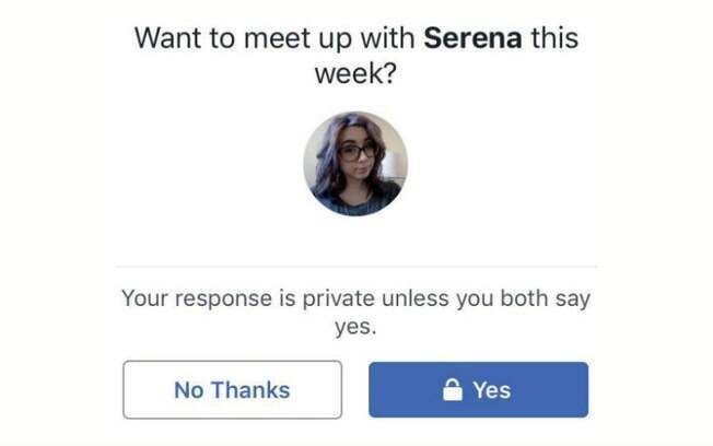 Assim como no Tinder, recurso testado pelo Facebook só inicia conversa se os dois amigos aceitarem convite