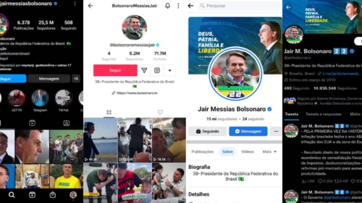 Jair Bolsonaro e sua nova bio