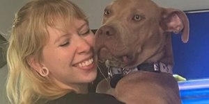 Cadela de rua escolhe família e vídeo viraliza nas redes