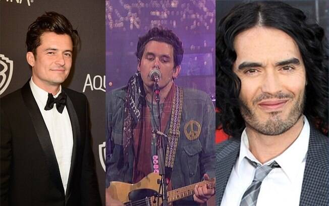 Orlando Bloom, John Mayer e Russell Brand já foram namorados de Katy Perry