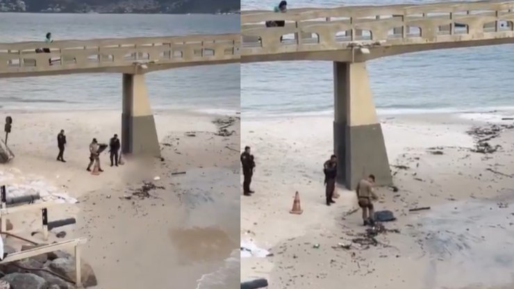 Banhistas%20encontram%20perna%20humana%20em%20praia%20de%20Niter%C3%B3i%20(RJ)