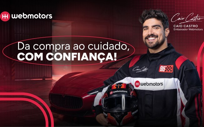 Webmotors escala Caio Castro como novo embaixador da marca