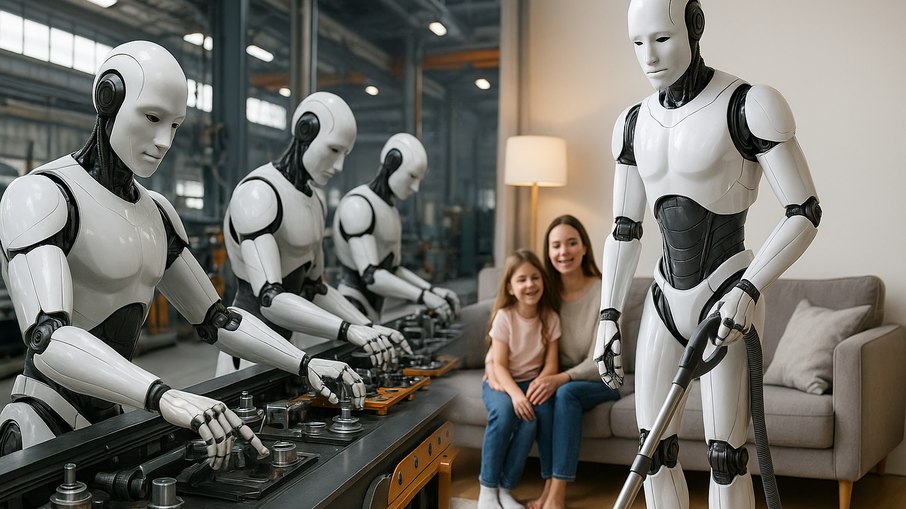 O mercado bilionário dos robôs humanoides é real O mercado bilionário dos robôs humanoides é real