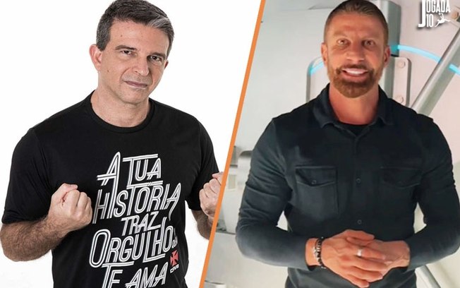 Leven Siano e Pedrinho na disputa pela presidência do Vasco Leven Siano e Pedrinho na disputa pela presidência do Vasco