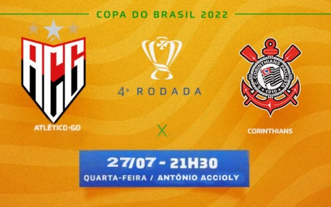Atlético-GO x Corinthians: prováveis times, desfalques e onde assistir ao duelo da Copa do Brasil