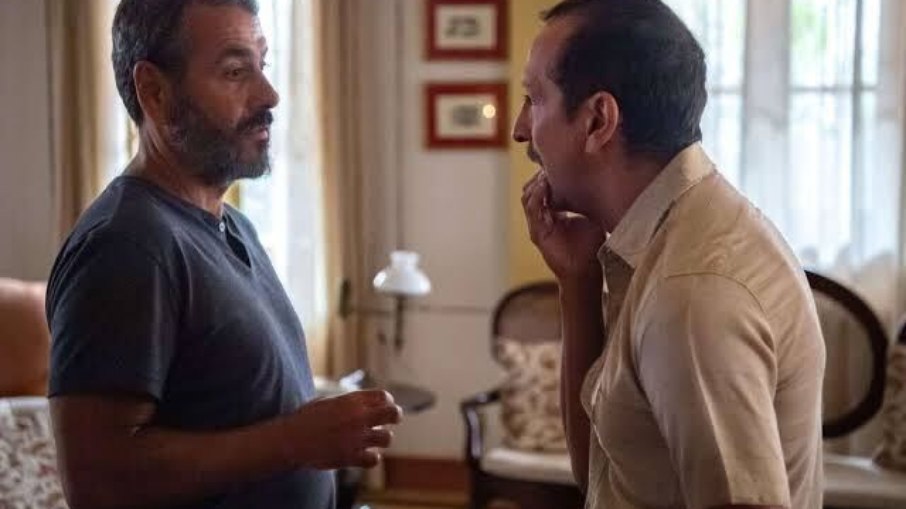 Marcos Palmeira e Irandhir Santos como José Inocêncio e Tião em 'Renascer'