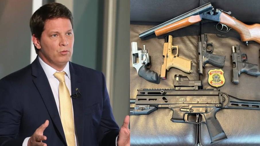 Armas ligadas a deputado foram apreendidas Armas ligadas a deputado foram apreendidas