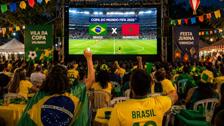Copa do Mundo movimenta Vinhedo e Valinhos