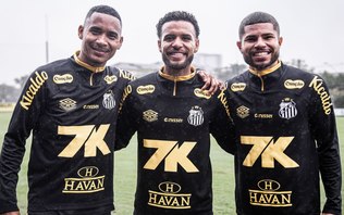 Parças de Neymar na Kings League treinam com elenco do Santos