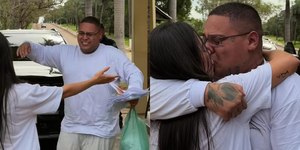 MC Ryan aparece chorando ao lado da mulher após deixar a prisão