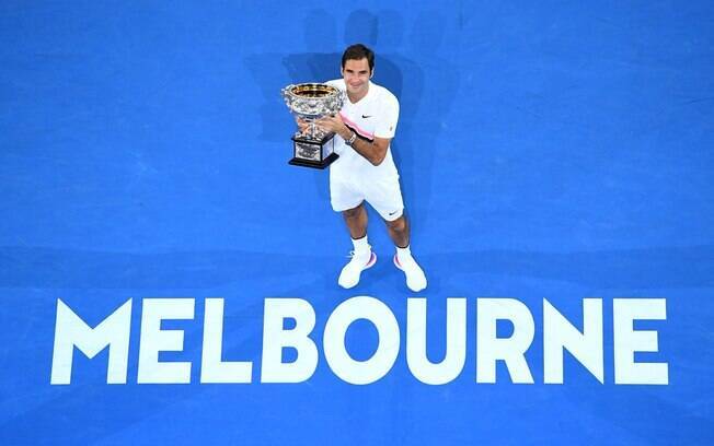 Federer conquistou o sexto título em Melbourne, o 20º Grand Slam da carreira