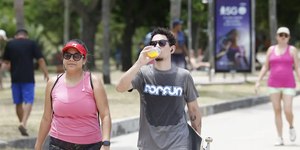 Onda de calor persiste no Rio com previsão de chuva e ventos