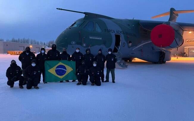 KC-390 da FAB realiza testes no frio extremo do Alasca