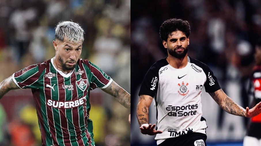 Lucho Acosta e Yuri Alberto são destaques de Fluminense e Corinthians