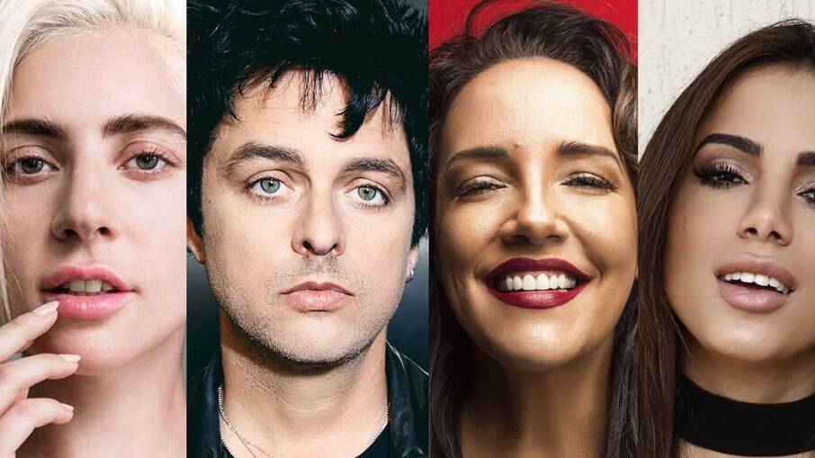 Lady Gaga, Billie Joe, Ana Carolina e Anitta