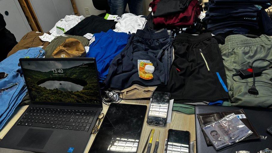 Polícia Civil do Espirito Santo apreende materiais roubados de shopping