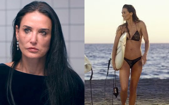 Demi Moore impôs condição para cena de biquíni em "As Panteras"