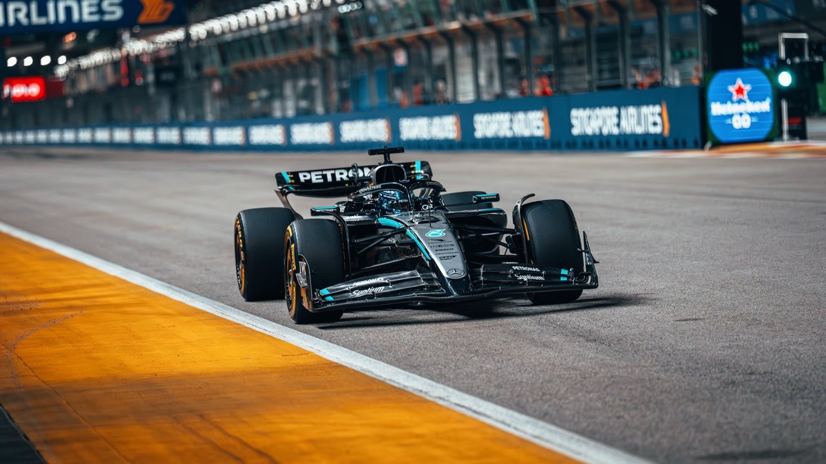 George Russell brilhou no quali