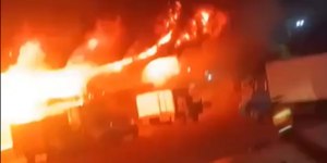 Incêndio atinge Ceasa do Rio de Janeiro durante a madrugada