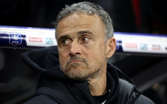 O técnico do Paris Saint-Germain, Luis Enrique
