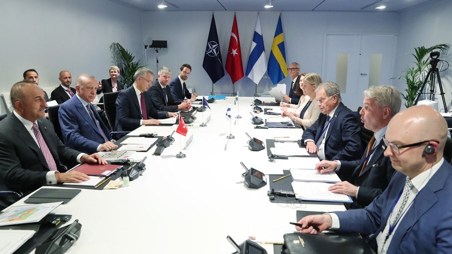 Turquia aceita apoiar entrada de Finlândia e Suécia na Otan