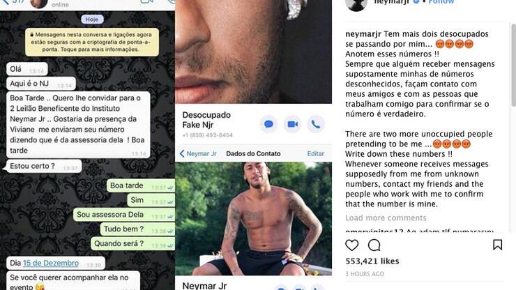 Neymar online HOJE Essa conversa usa criptografia de ponta Olá