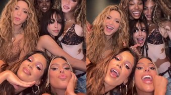 Shakira posta vídeo dançando com Anitta; confira