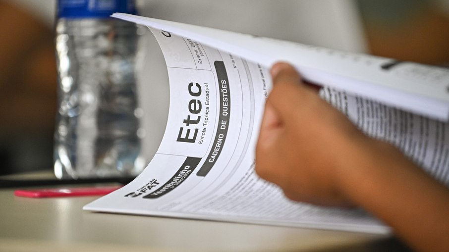 Prova do vestibulinho das Etecs