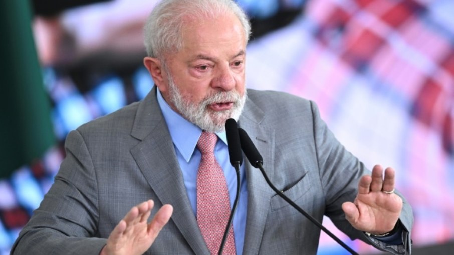 Presidente Luiz Inácio Lula da Silva em 14 de setembro de 2023 em Brasília