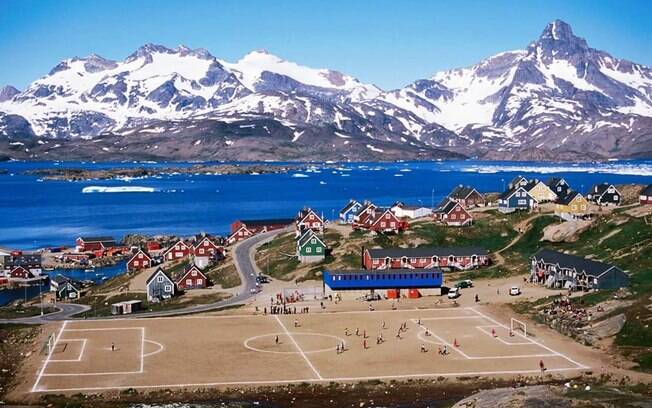 Campo de Tasiilaq, na Groenlândia
