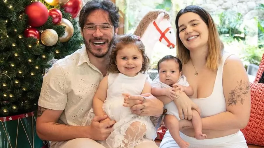 Famosos durante a noite de véspera de Natal