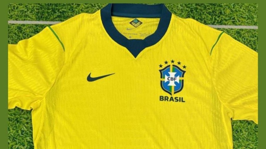 Vaza suposta camisa do Brasil para a Copa do Mundo