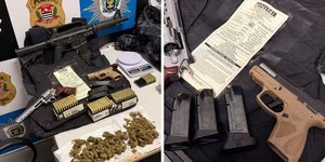 Mulher é presa com armas e colete furtado da GCM em Campinas